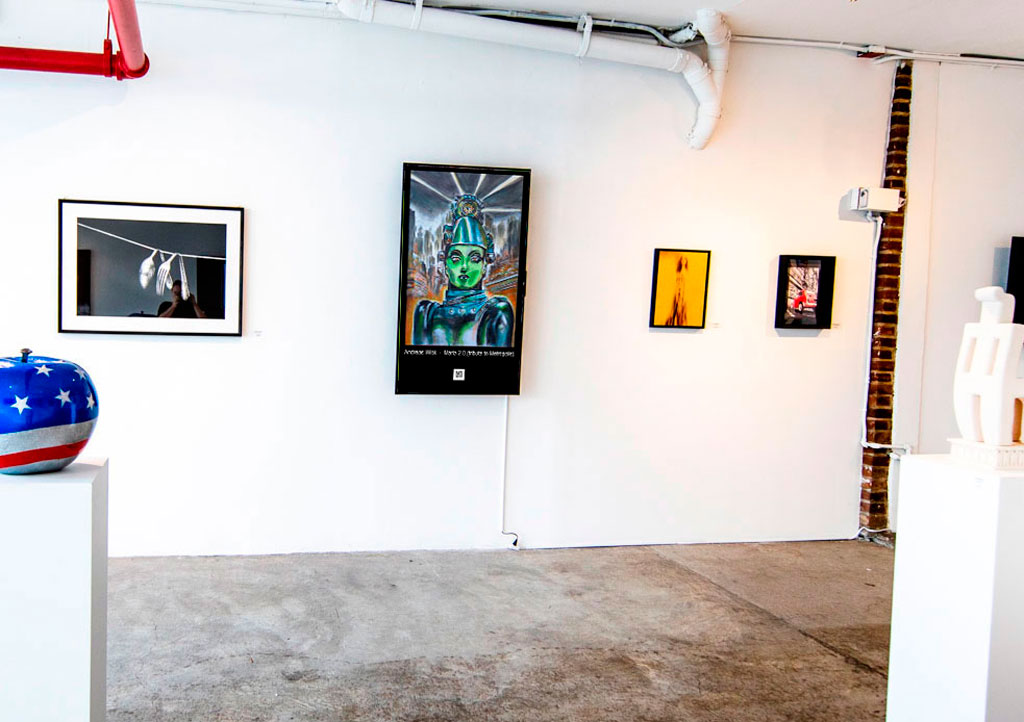 Maria 2.0 created from Andreas Wick was shown Art Box Gallery New York