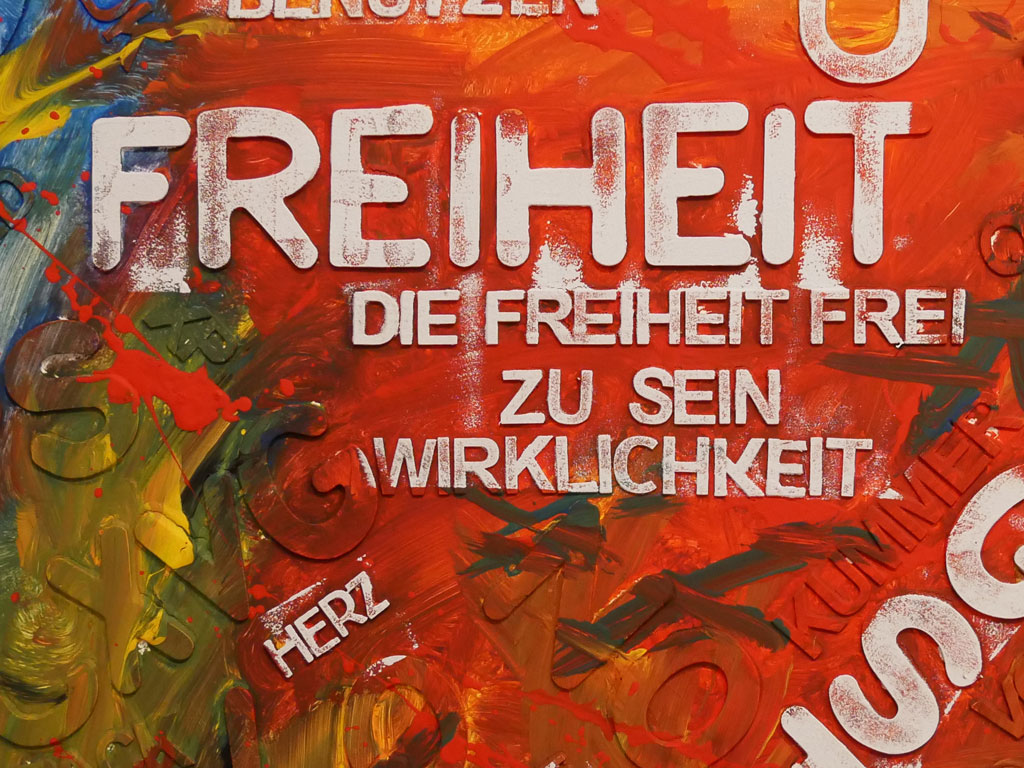 keyvisual exhibition "Freiheit" created by Horst Ehlert