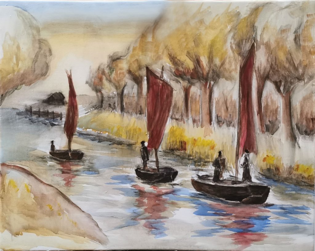 Nord Stream IV Acryl on canvas 40x50 cm