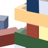 Ausschnitt Vektorgrafik Container Jenga Aludibond 30x40cm Vektorgrafik Container Jenga